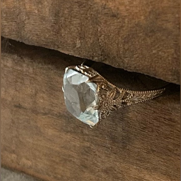 Antique Otsby and Barton 10k Ring - Picture 4 of 14